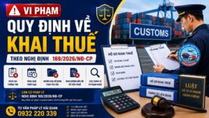 VI PHẠM QUY ĐỊNH VỀ KHAI THUẾ THEO NGHỊ ĐỊNH 169/2026/NĐ-CP